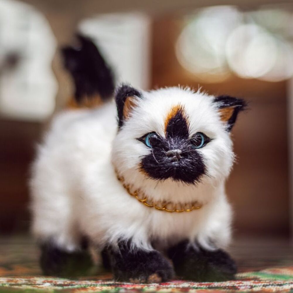 The Queen's Treasures Siamese Kitty Cat Pet For 18 Inch Dolls